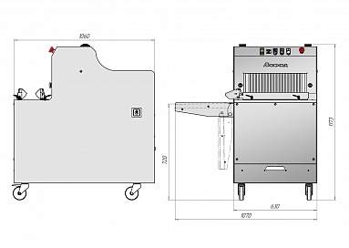Хлеборезка (хлеборезательная машина) «Кайман–3» - фото №4 - lg